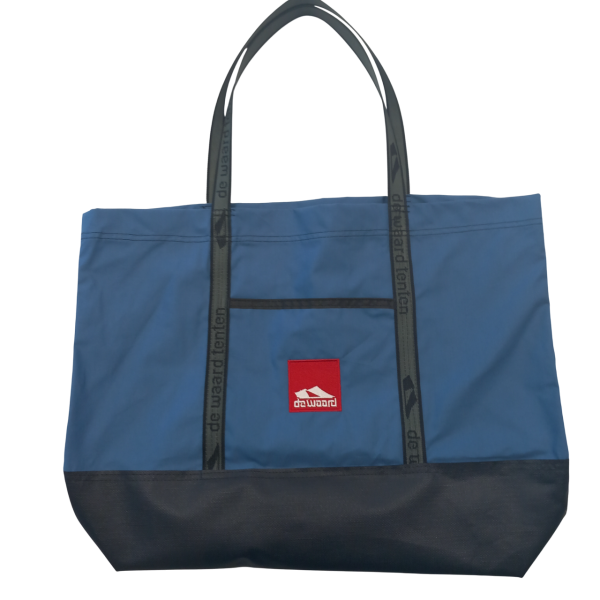 Tas Strandloper - blauw - 40*55 cm