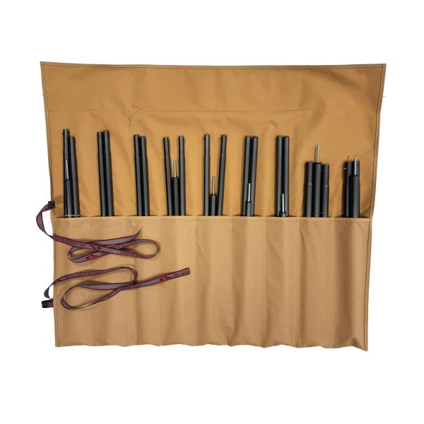 Stokkenzak - luxe  (vakverdeling)  kleur: antraciet